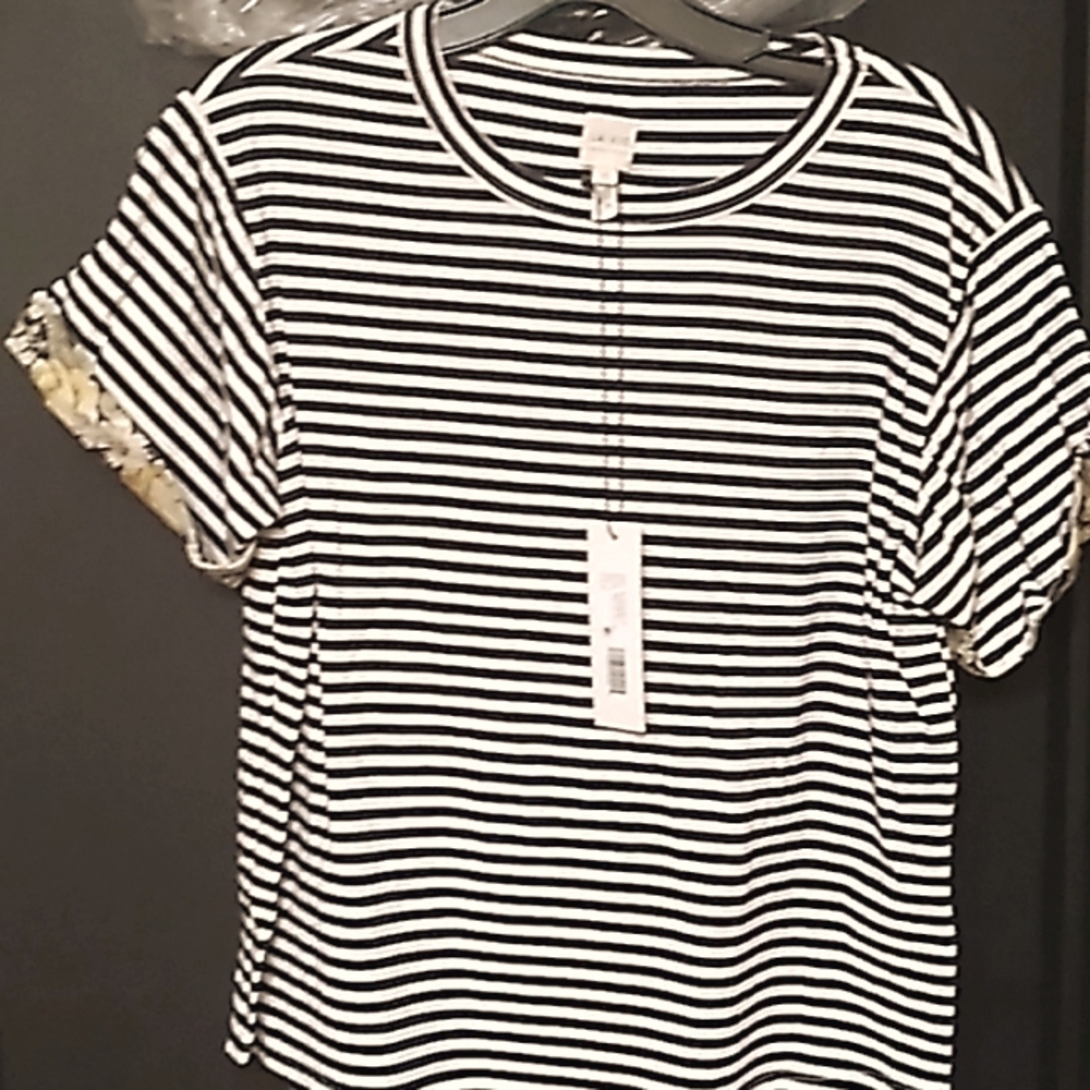 Small Rebecca Taylor striped jersey knit